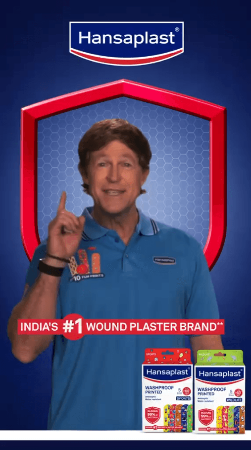 Hansaplast personalised dealer video greeting screenshot
