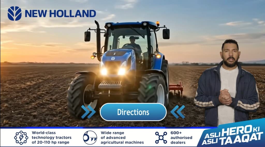 New Holland personalised regional AI video content screenshot