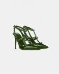 Stumped Heel Stiletto - Green